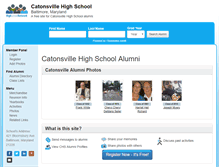 Tablet Screenshot of catonsvillehighschool.org